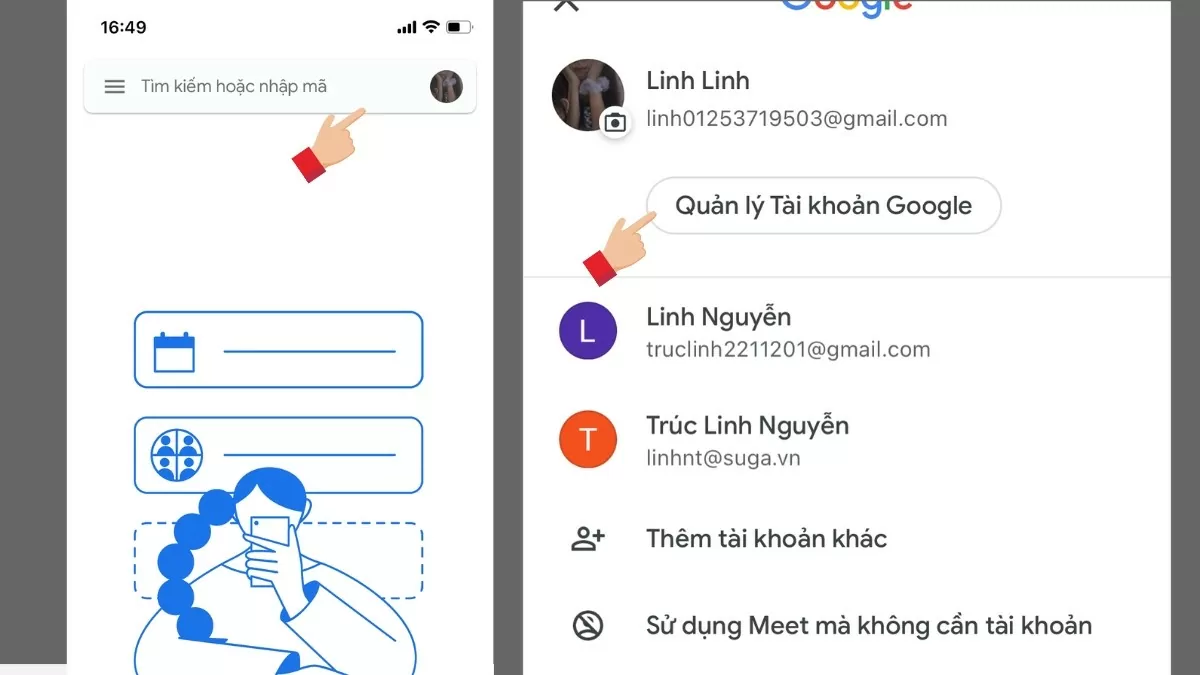 Cách đổi ảnh đại diện trên Google Meet theo ý muốn Cách đổi ảnh đại diện trên Google Meet theo ý muốn