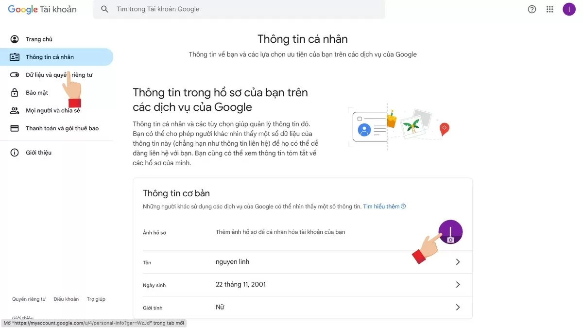Cách đổi ảnh đại diện trên Google Meet theo ý muốn Cách đổi ảnh đại diện trên Google Meet theo ý muốn