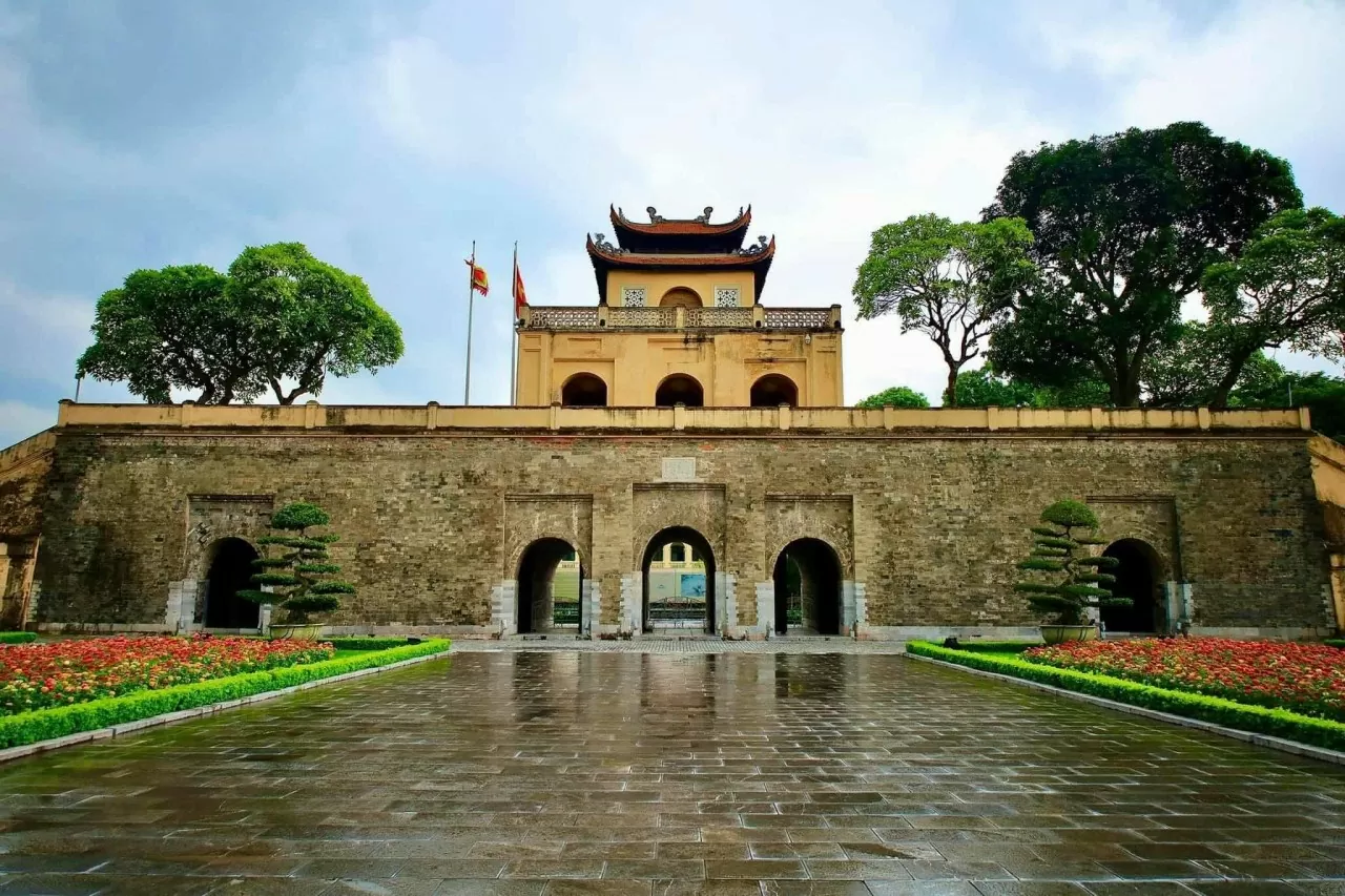 Hoàng thành Thăng Long là quần thể di tích gắn với lịch sử kinh thành Thăng Long Hà Nội. Công trình này được UNESCO công nhận là di sản văn hóa thế giới vào năm 2010. (Ảnh: Hoàng Thành)