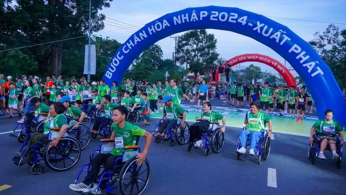 Bước chân hòa nhập 2024: Khẳng định nghị lực người khuyết tật Bước chân hòa nhập 2024: Khẳng định nghị lực người khuyết tật
