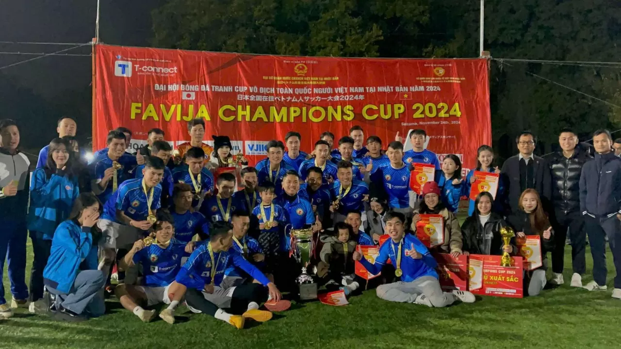 Đại hội bóng đá tranh Cup vô địch toàn quốc người Việt tại Nhật Bản thành công tốt đẹp Đại hội bóng đá tranh Cup vô địch toàn quốc người Việt tại Nhật Bản thành công tốt đẹp