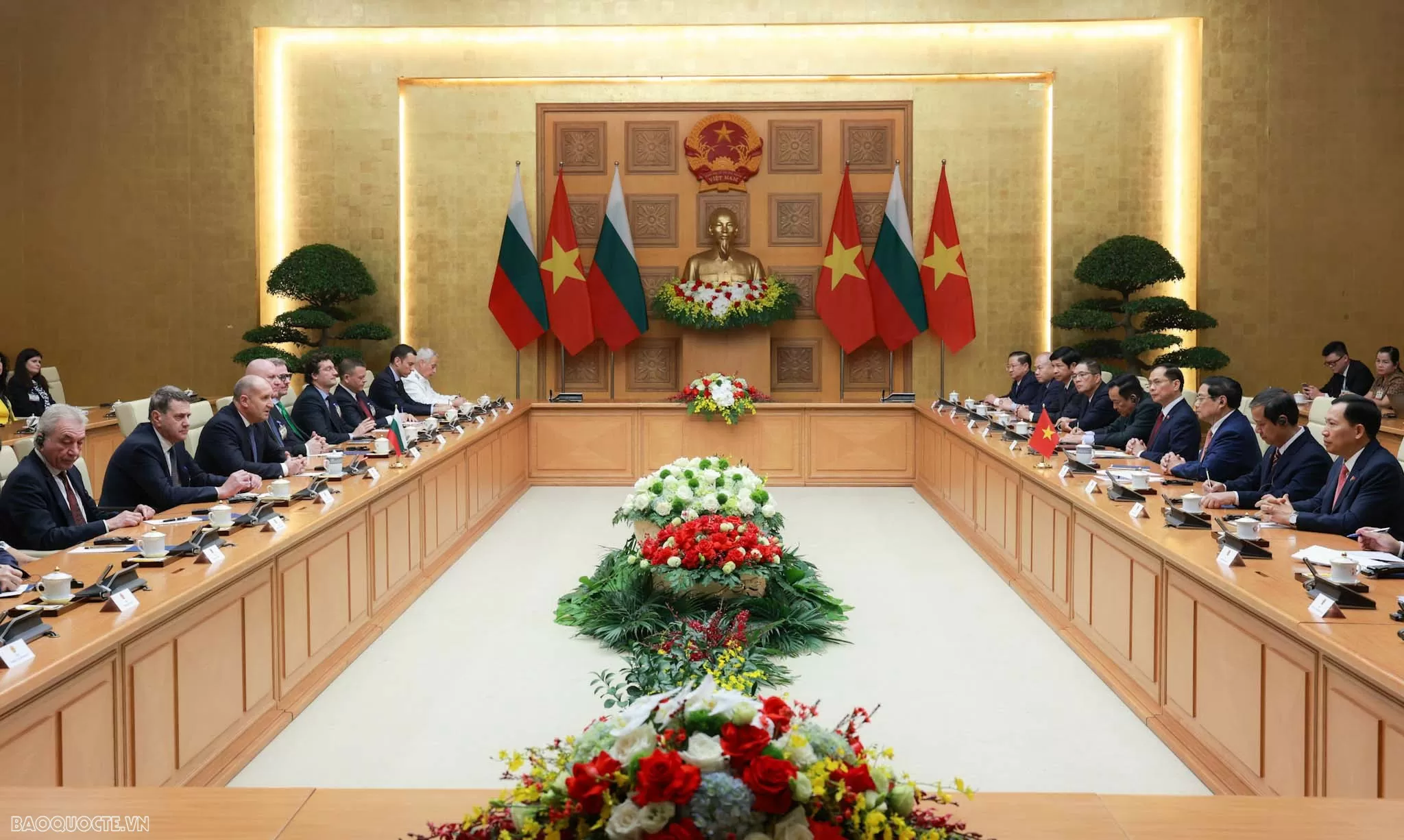 Thủ tướng Chính phủ Phạm Minh Chính đã hội kiến Tổng thống Bulgaria Rumen Radev Thủ tướng Chính phủ Phạm Minh Chính đã hội kiến Tổng thống Bulgaria Rumen Radev