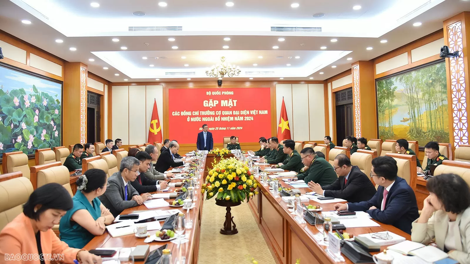 Đoàn Trưởng cơ quan đại diện Việt Nam ở nước ngoài được bổ nhiệm năm 2024 làm việc tại Bộ Quốc phòng Đoàn Trưởng cơ quan đại diện Việt Nam ở nước ngoài được bổ nhiệm năm 2024 làm việc tại Bộ Quốc phòng