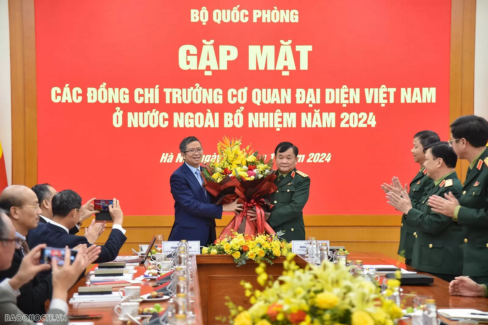 Đoàn Trưởng cơ quan đại diện Việt Nam ở nước ngoài được bổ nhiệm năm 2024 làm việc tại Bộ Quốc phòng Đoàn Trưởng cơ quan đại diện Việt Nam ở nước ngoài được bổ nhiệm năm 2024 làm việc tại Bộ Quốc phòng