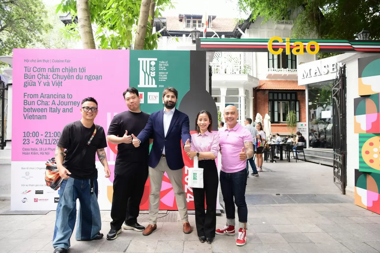 Hội chợ ẩm thực Italy: ‘Cây cầu’ kết nối văn hoá Á - Âu Hội chợ ẩm thực Italy: ‘Cây cầu’ kết nối văn hoá Á - Âu