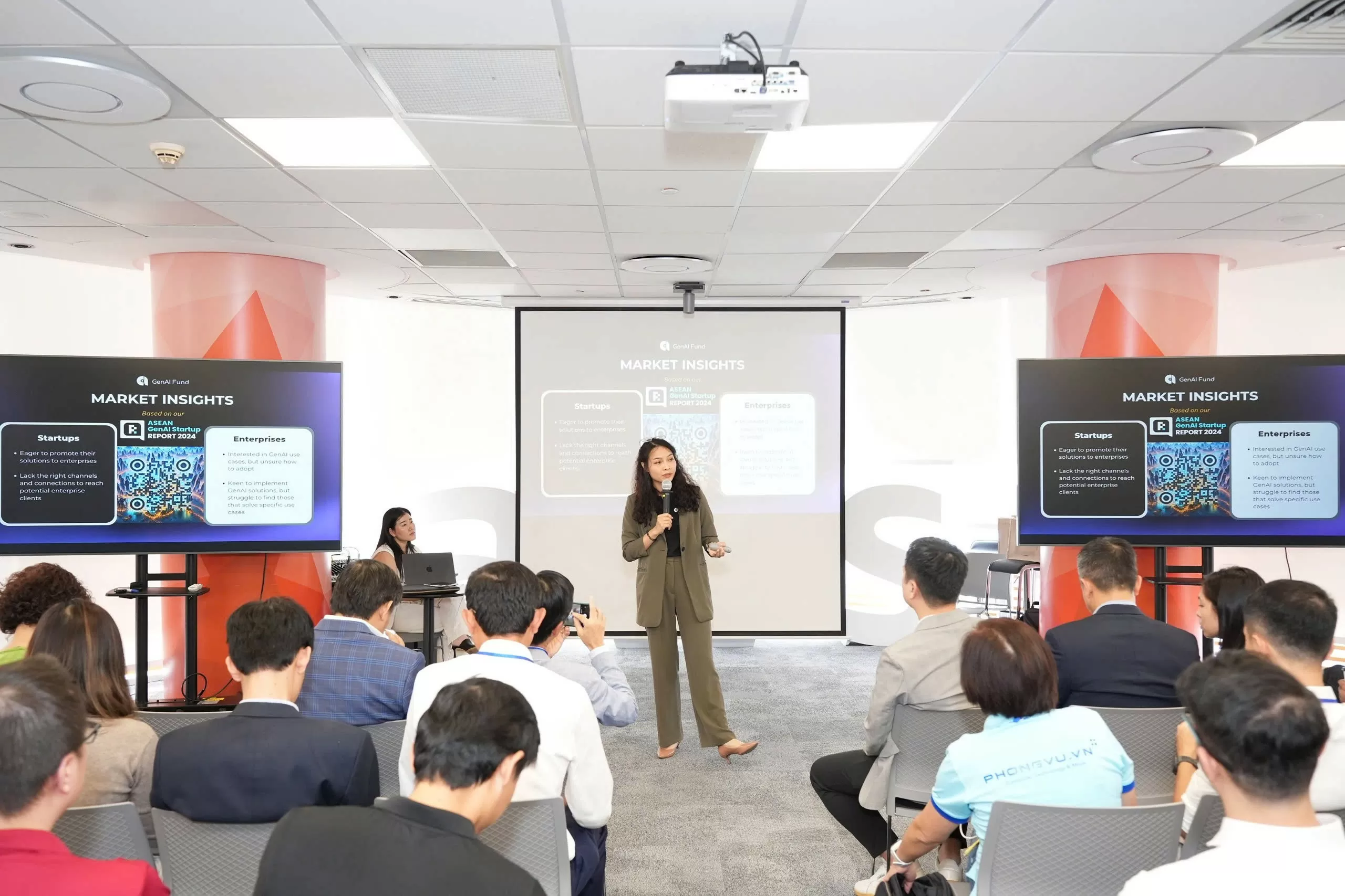 Kết nối các startup và doanh nghiệp, thúc đẩy chuyển đổi số thông qua AI tạo sinh Startup và doanh nghiệp 'bắt tay' thúc đẩy chuyển đổi số thông qua AI tạo sinh