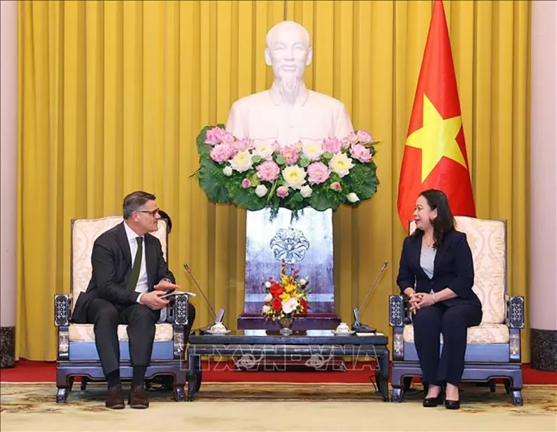Phó Chủ tịch nước Võ Thị Ánh Xuân tiếp Thủ hiến bang Hessen, Đức Phó Chủ tịch nước Võ Thị Ánh Xuân tiếp Thủ hiến bang Hessen, Đức