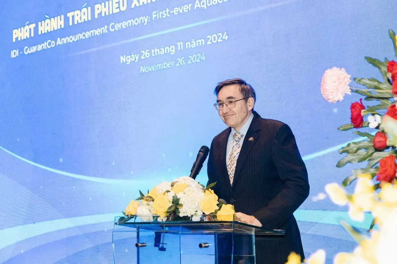 Brent Stewat Phó Tổng lãnh sự quán Úc: “Trái phiếu xanh IDI mở đường cho xanh hóa ngành thủy sản Việt Nam” Brent Stewat Phó Tổng lãnh sự quán Úc: “Trái phiếu xanh IDI mở đường cho xanh hóa ngành thủy sản Việt Nam”