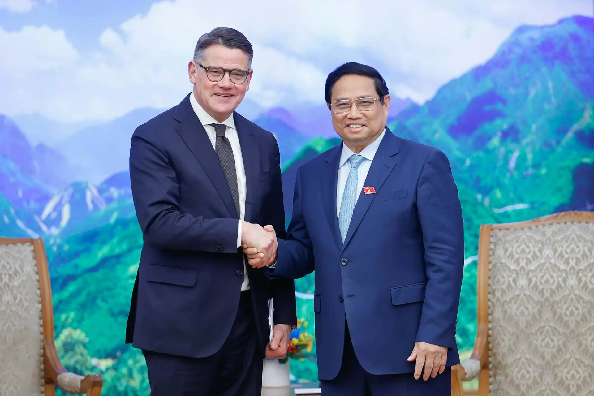 Thủ tướng Phạm Minh Chính tiếp Thủ hiến bang Hessen, Đức Thủ tướng Phạm Minh Chính tiếp Thủ hiến bang Hessen, Đức