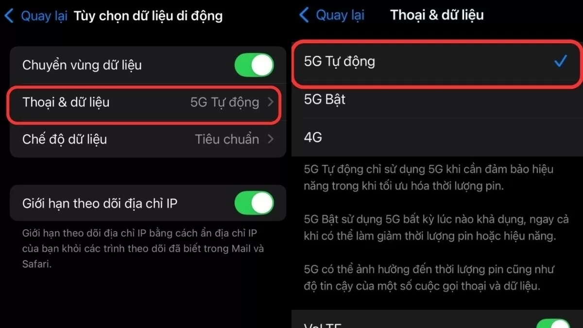 Cách bật mạng 5G trên iPhone dễ dàng và nhanh chóng Cách bật mạng 5G trên iPhone dễ dàng và nhanh chóng