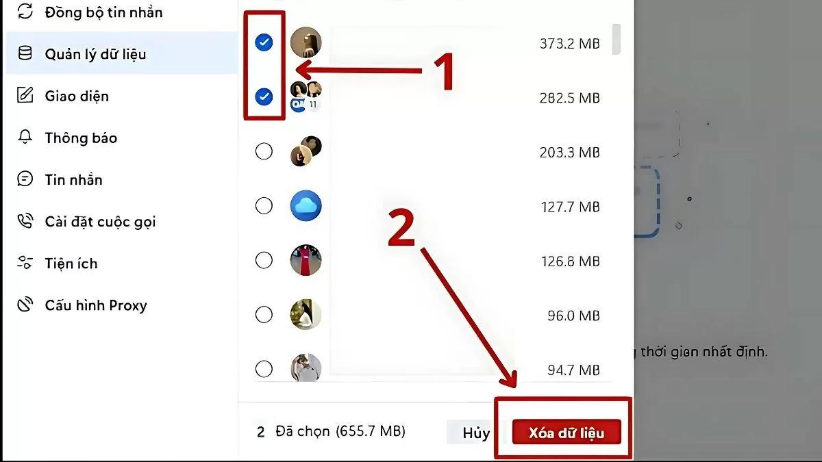 Xem ngay cách xoá dữ liệu trên Zalo vừa đơn giản lại tiện lợi Xem ngay cách xoá dữ liệu trên Zalo vừa đơn giản lại tiện lợi