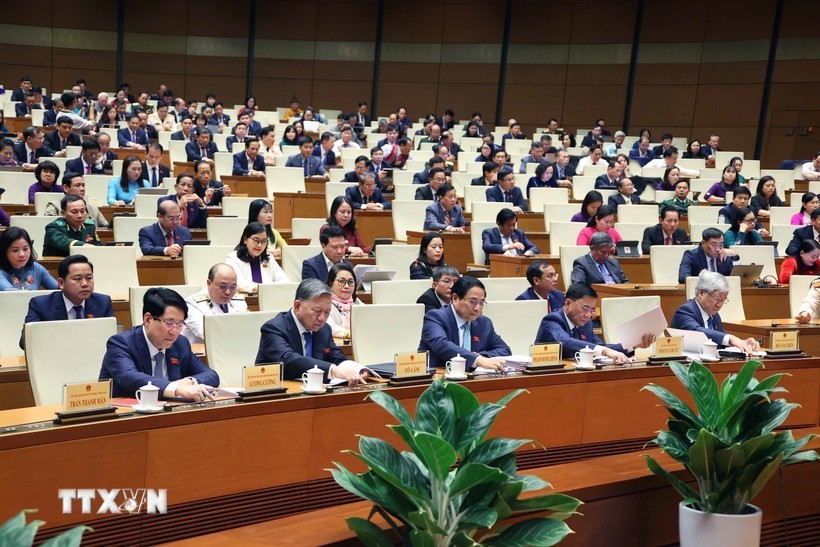 quoc hoi thong qua nghi quyet ve duong sat toc do cao bac nam