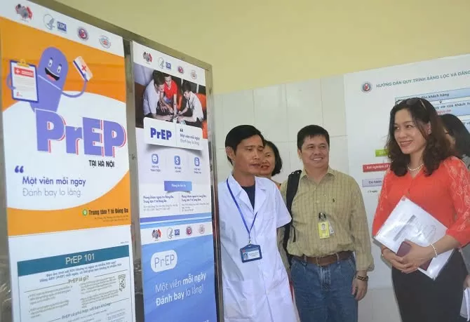 Điều trị dự phòng trước phơi nhiễm (PrEP) được triển khai từ năm 2018, đến nay duy trì điều trị tại 13 cơ sở điều trị. Ảnh: VGP/Thiện Tâm Điều trị dự phòng trước phơi nhiễm (PrEP) được triển khai từ năm 2018, đến nay duy trì điều trị tại 13 cơ sở điều trị. Ảnh: VGP/Thiện Tâm