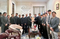 Phái đoàn thường trực Việt Nam tại Liên hợp quốc chúc mừng Quốc khánh Lào