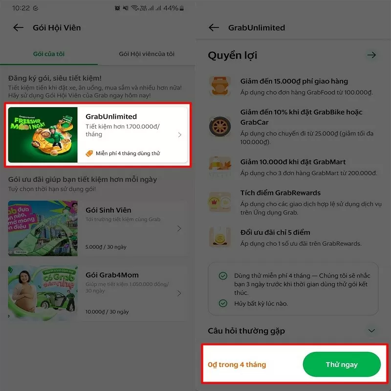 Cách đăng ký Grab Unlimited miễn phí để nhận nhiều ưu đãi hấp dẫn Cách đăng ký Grab Unlimited miễn phí để nhận nhiều ưu đãi hấp dẫn