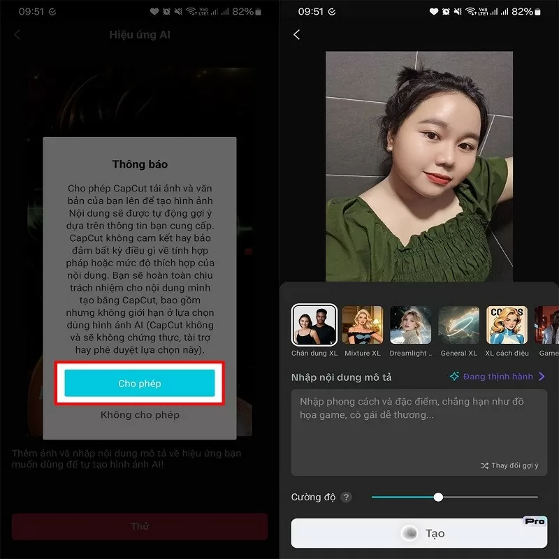 Tạo ảnh chân dung bằng Capcut AI siêu ấn tượng Tạo ảnh chân dung bằng Capcut AI siêu ấn tượng
