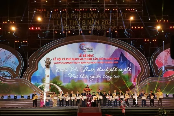 Lễ hội cà phê Buôn Ma Thuột lần thứ tám năm 2023 để lại nhiều ấn tượng với du khách. (Nguồn: Môi trường và xã hội) Lễ hội cà phê Buôn Ma Thuột lần thứ tám năm 2023 để lại nhiều ấn tượng với du khách. (Nguồn: Môi trường và xã hội)