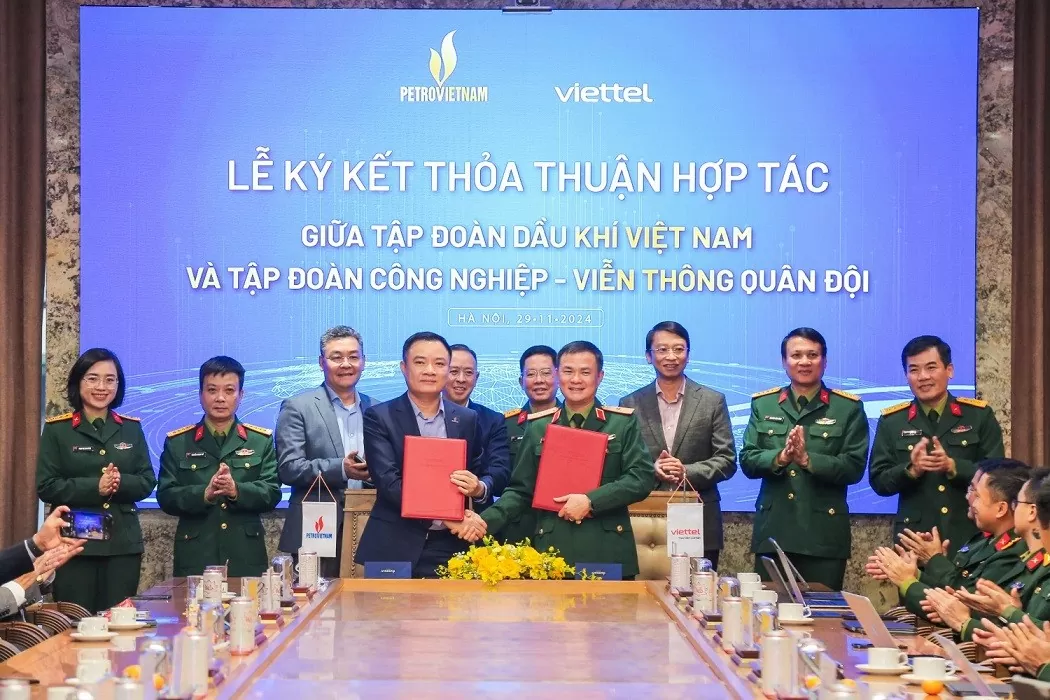 Petrovietnam và Viettel tiếp tục tăng cường, mở rộng hợp tác Petrovietnam và Viettel mở rộng hợp tác, chính thức vận hành Hệ thống cơ sở dữ liệu tìm kiếm, thăm dò và khai thác dầu khí - giai đoạn 1