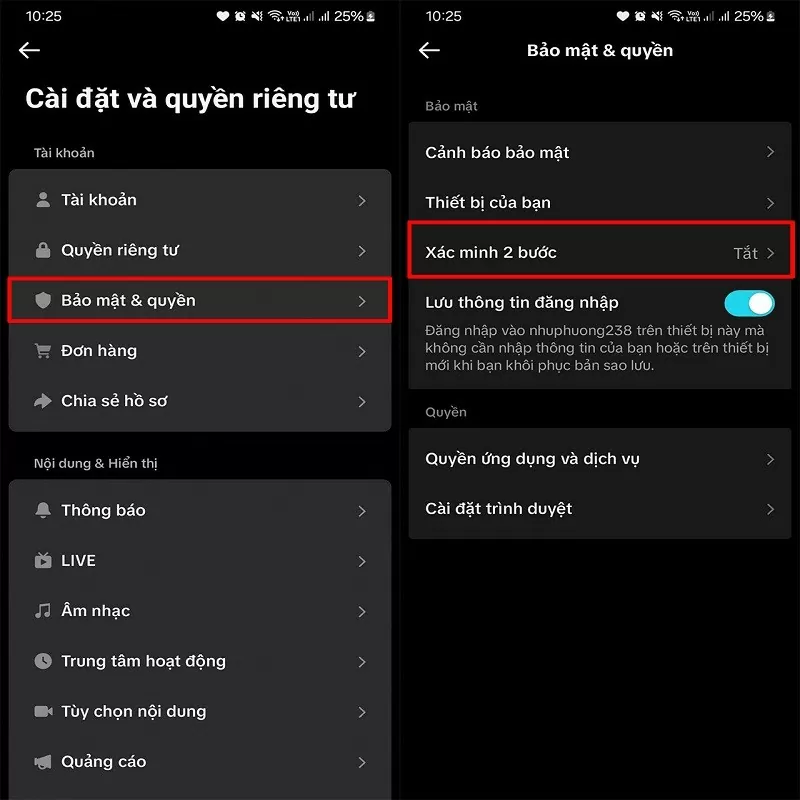 Bật xác minh 2 lớp trên TikTok giúp bảo vệ tài khoản hiệu quả hơn Bật xác minh 2 lớp trên TikTok giúp bảo vệ tài khoản hiệu quả hơn