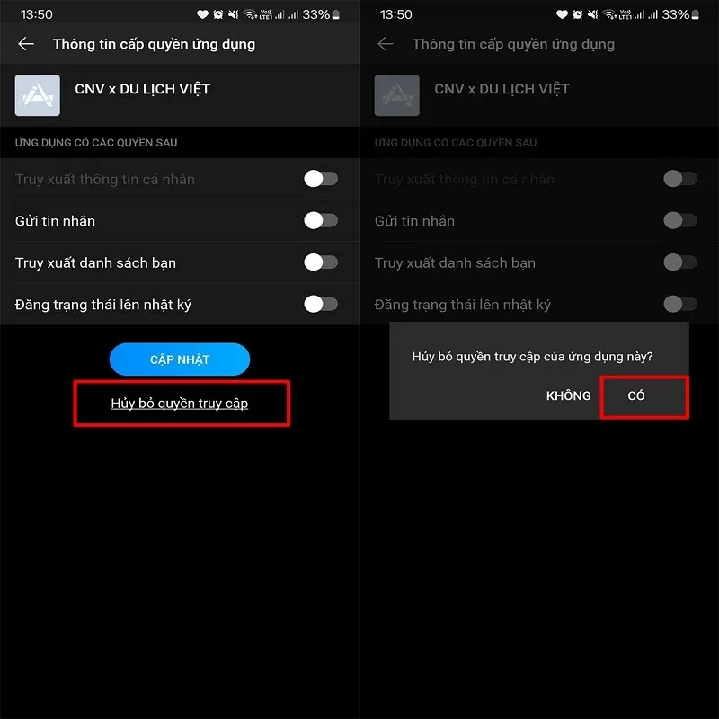 Cách xóa ứng dụng cấp quyền truy cập Zalo giúp bảo vệ tài khoản Cách xóa ứng dụng cấp quyền truy cập Zalo giúp bảo vệ tài khoản