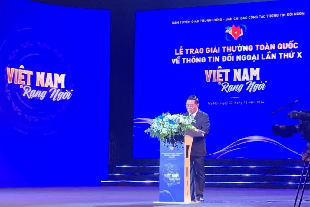 Báo Thế giới và Việt Nam giành 7 Giải thưởng toàn quốc về thông tin đối ngoại lần thứ X Giải thưởng toàn quốc về thông tin đối ngoại lần thứ X: Báo Thế giới và Việt Nam giành 7 giải ở nhiều hạng mục