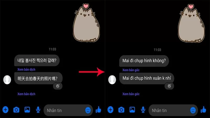 Dịch tin nhắn trên Messenger với vài thao tác đơn giản Dịch tin nhắn trên Messenger với vài thao tác đơn giản