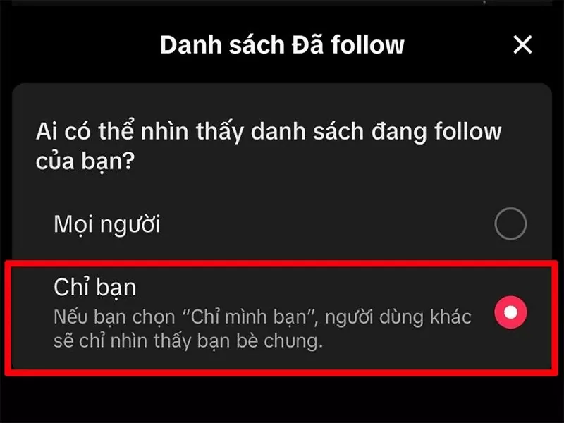 Ẩn danh sách follow trên TikTok để bảo mật thông tin Ẩn danh sách follow trên TikTok để bảo mật thông tin