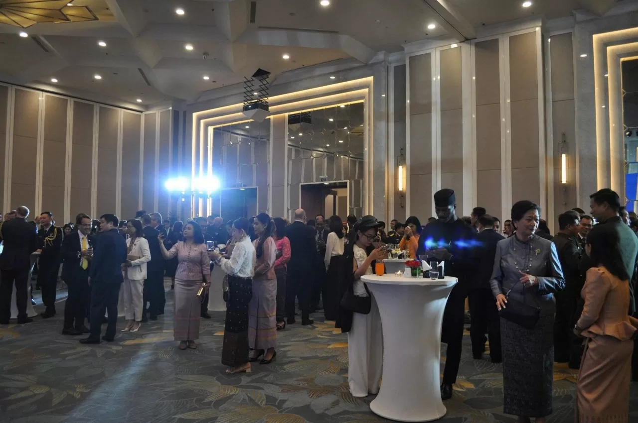 Toàn cảnh buổi lễ. (Ảnh: Hải Phương) Toàn cảnh buổi lễ. (Ảnh: Hải Phương)