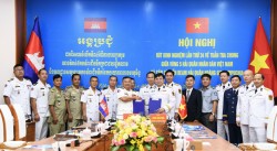 Hải quân Việt Nam-Campuchia phối hợp ngăn ngừa, đấu tranh với các hành động khủng bố xuyên quốc gia