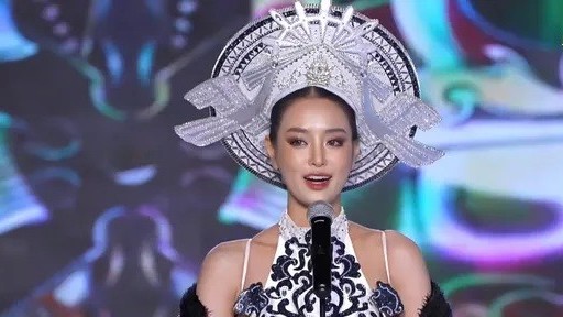 Hoa hậu Liên lục địa 2024: Bùi Khánh Linh hoàn thành phần thi Trang phục dân tộc