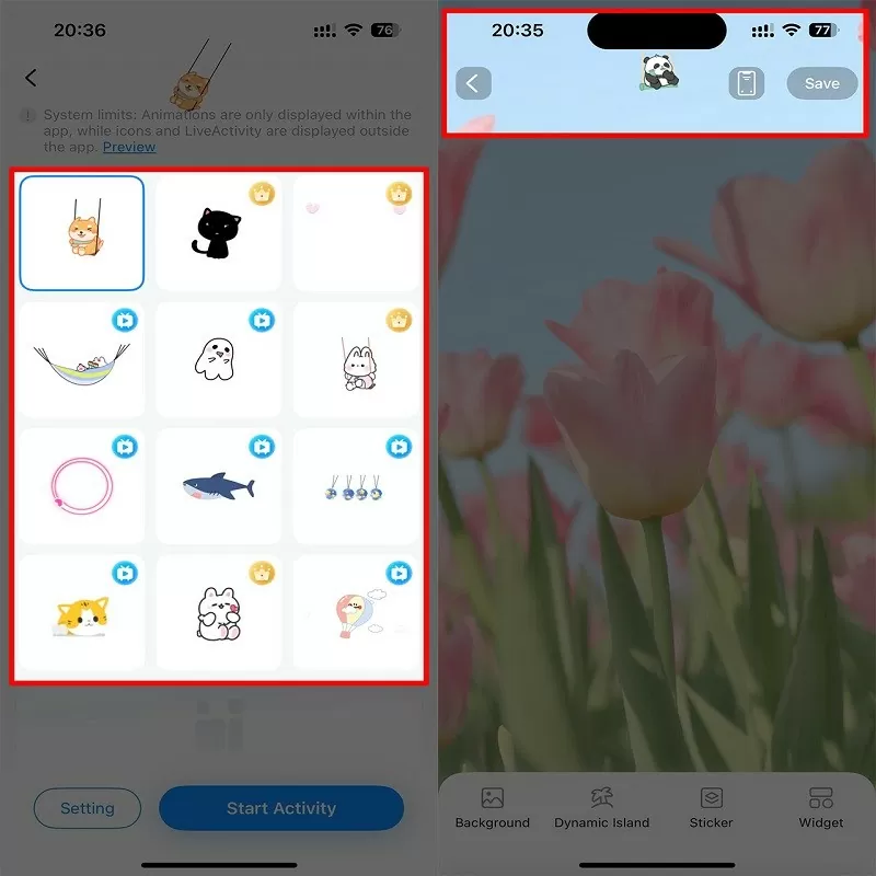 Cách tùy chỉnh Dynamic Island trên iPhone siêu đẹp không phải ai cũng biết Cách tùy chỉnh Dynamic Island trên iPhone siêu đẹp không phải ai cũng biết