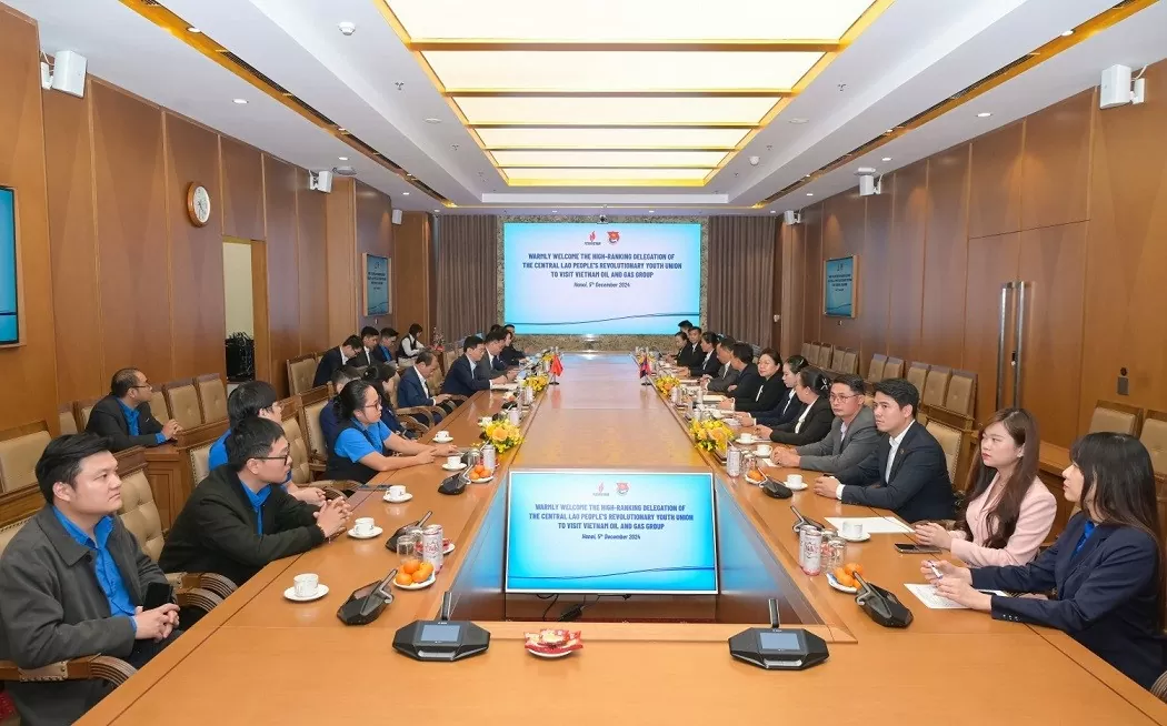PetroVietnam đón Đoàn đại biểu Trung ương Đoàn Thanh niên Nhân dân Cách mạng Lào đến thăm và làm việc PetroVietnam đón Đoàn đại biểu Trung ương Đoàn Thanh niên Nhân dân Cách mạng Lào đến thăm và làm việc