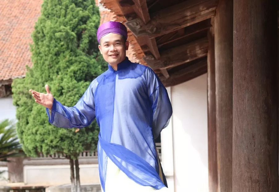 Cường Cá nổi lên vài năm gần đây với những tiểu phẩm hài tình huống. Ảnh: FBNV Cường Cá nổi lên vài năm gần đây với những tiểu phẩm hài tình huống. Ảnh: FBNV