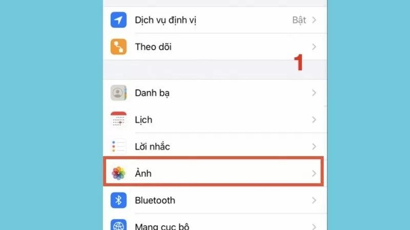 Bật mí cách mở quyền truy cập ảnh trên iPhone đơn giản nhất Bật mí cách mở quyền truy cập ảnh trên iPhone đơn giản nhất