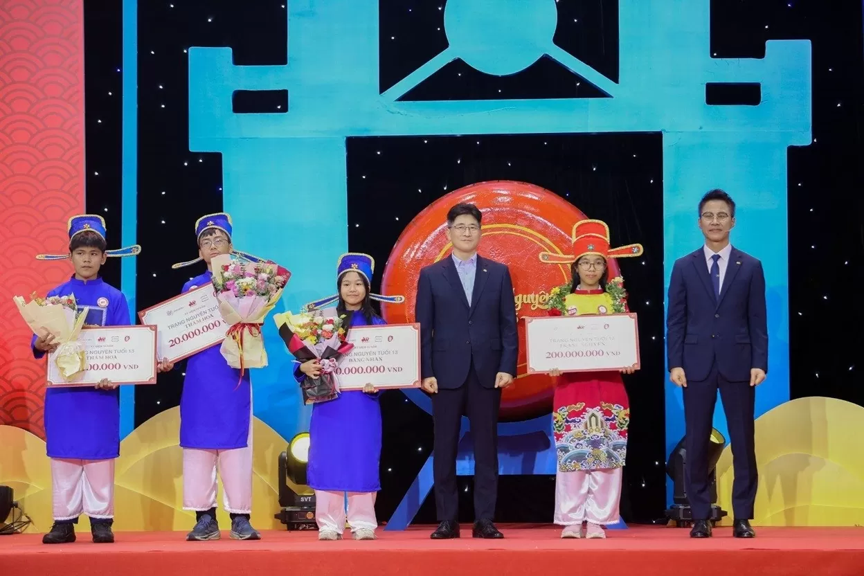 Nữ sinh đến từ THCS Cổ Nhuế 2 thắng cuộc thi Daesang Trạng Nguyên tuổi 13 Nữ sinh đến từ THCS Cổ Nhuế 2 thắng cuộc thi Daesang Trạng Nguyên tuổi 13