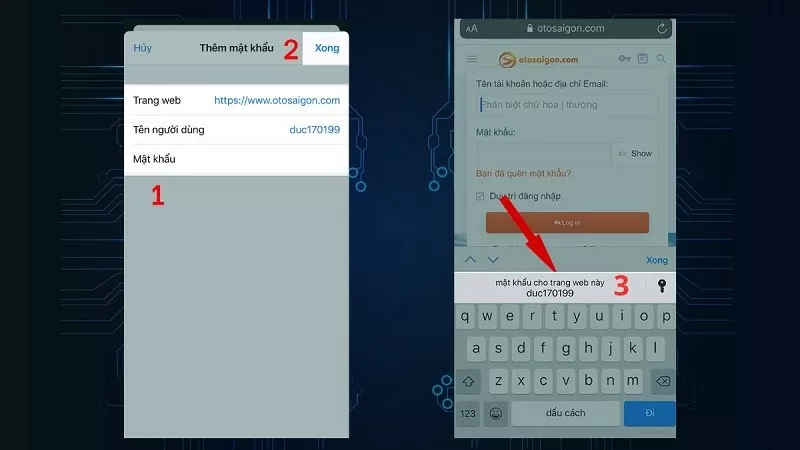 Cách lưu mật khẩu trên iPhone tự động đơn giản, tiện lợi Cách lưu mật khẩu trên iPhone tự động đơn giản, tiện lợi