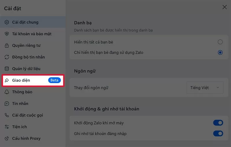 Bật chế độ tối trên Zalo máy tính với vài thao tác đơn giản Bật chế độ tối trên Zalo máy tính với vài thao tác đơn giản