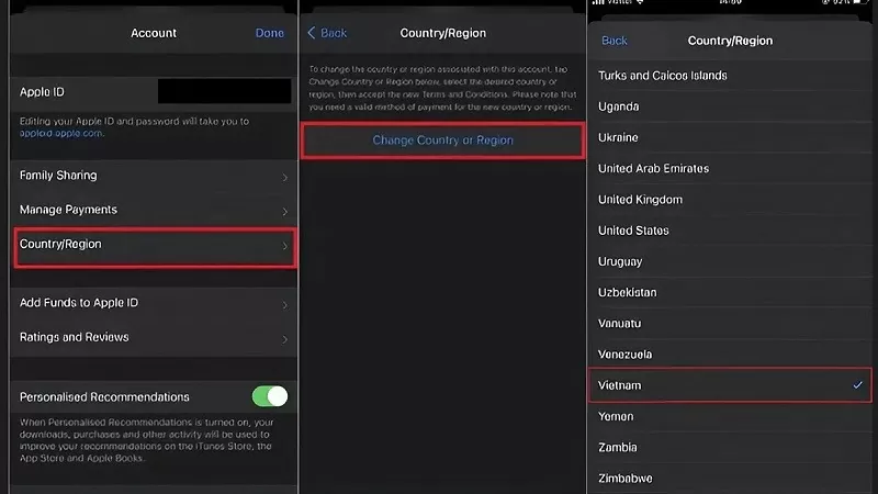 Đổi vùng App Store về Việt Nam an toàn và nhanh chóng Đổi vùng App Store về Việt Nam an toàn và nhanh chóng