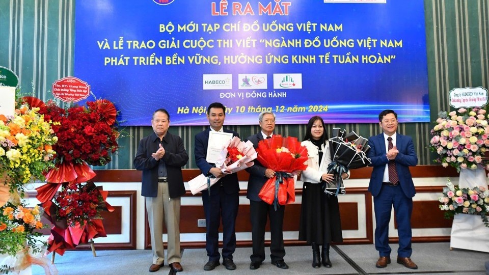 Trao giải cuộc thi viết về ngành Đồ uống Việt Nam