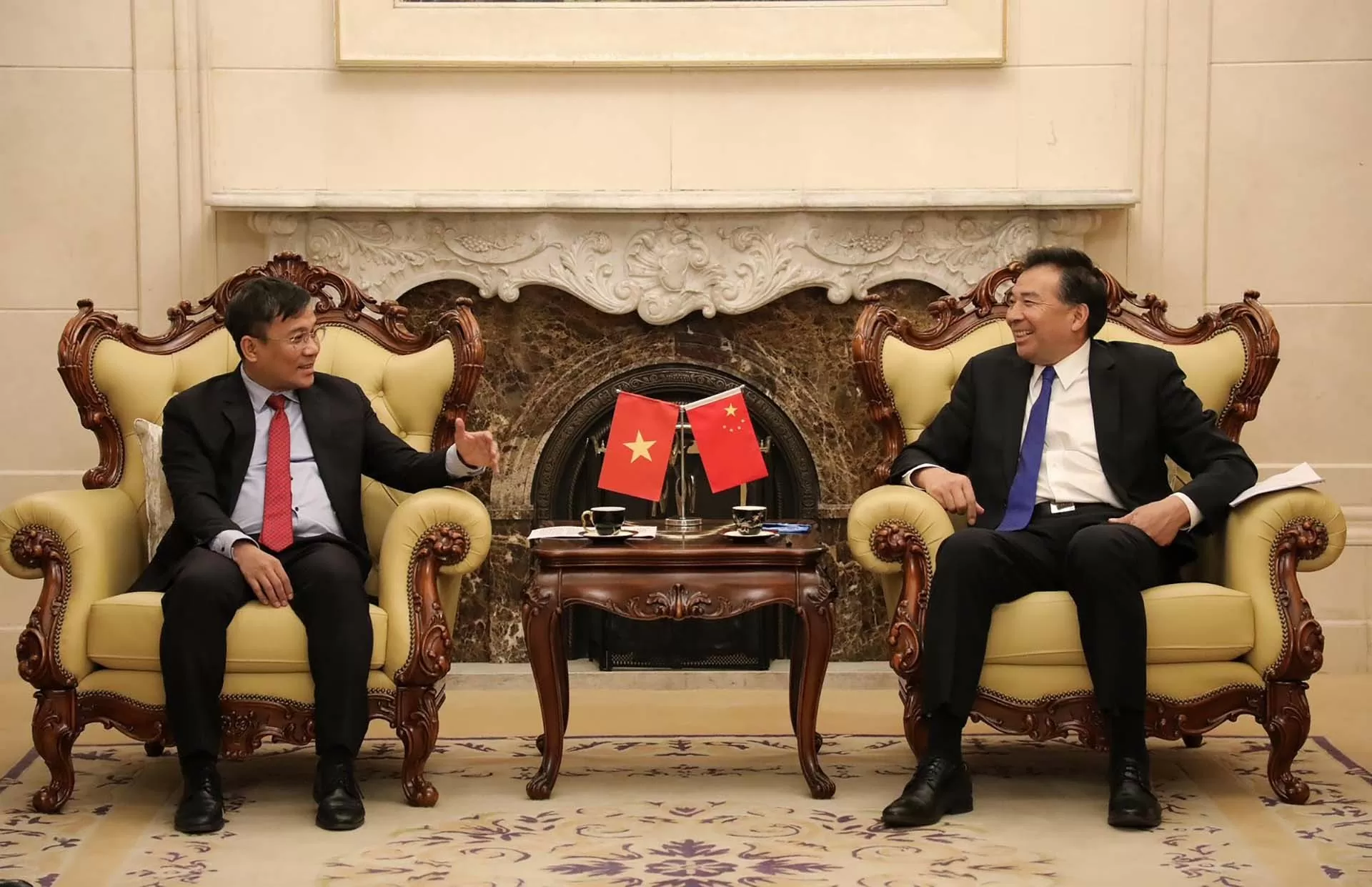 Thứ trưởng Thường trực Nguyễn Minh Vũ hội kiến Tổng Cục trưởng Hợp tác phát triển quốc tế quốc gia Trung Quốc Thứ trưởng Thường trực Nguyễn Minh Vũ hội kiến Tổng Cục trưởng Hợp tác phát triển quốc tế quốc gia Trung Quốc