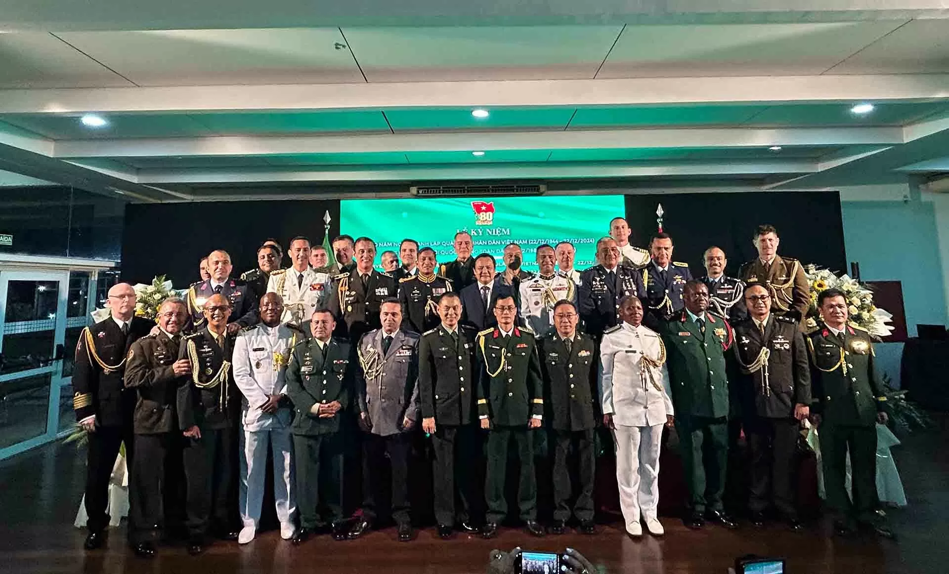 Kỷ niệm 80 năm ngày thành lập Quân đội Nhân dân Việt Nam tại Brazil