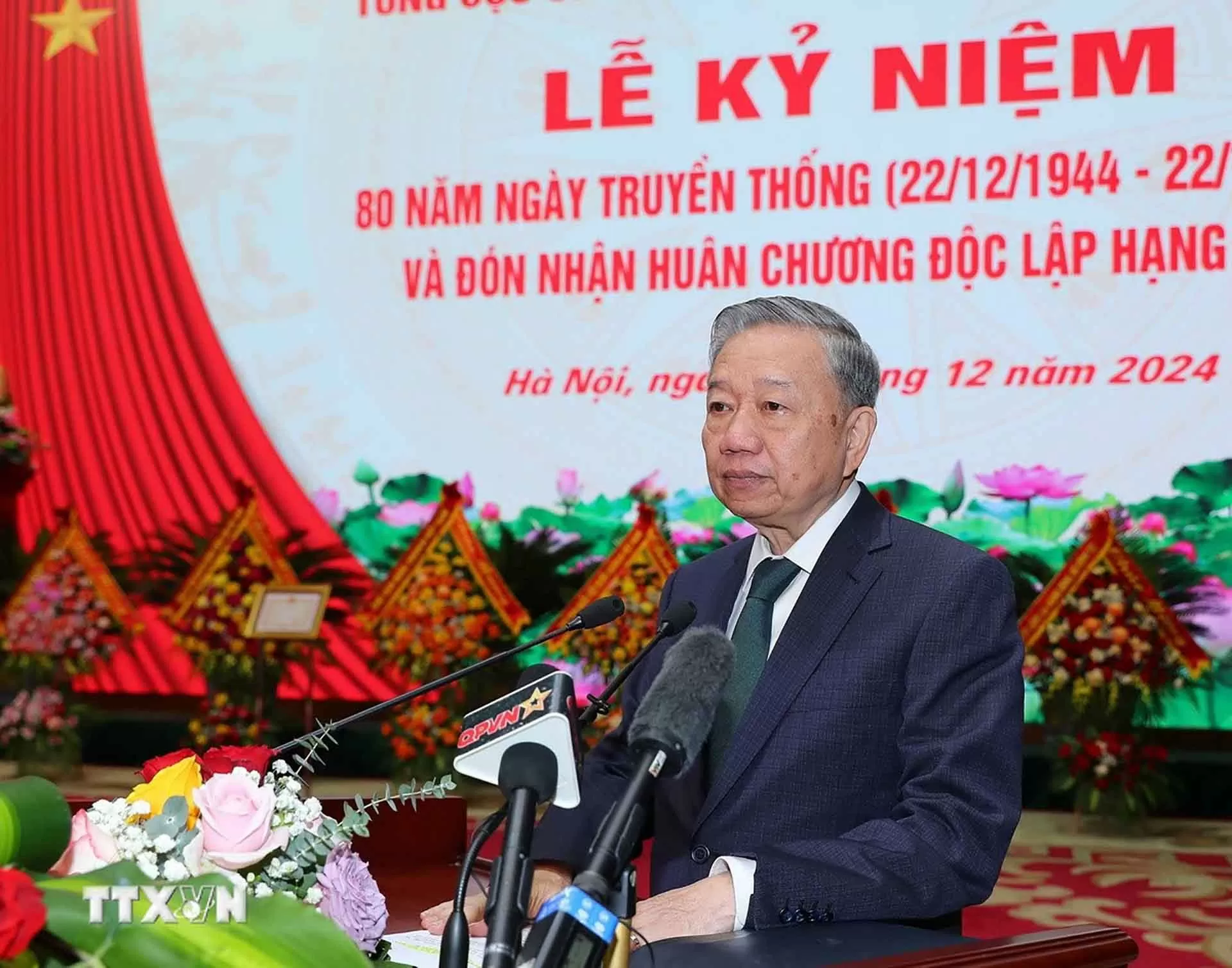 Toàn văn phát biểu của Tổng Bí thư Tô Lâm tại Lễ kỷ niệm 80 năm ngày truyền thống Tổng cục Chính trị Quân đội nhân dân Việt Nam Toàn văn phát biểu của Tổng Bí thư Tô Lâm tại Lễ kỷ niệm 80 năm ngày truyền thống Tổng cục Chính trị Quân đội nhân dân Việt Nam