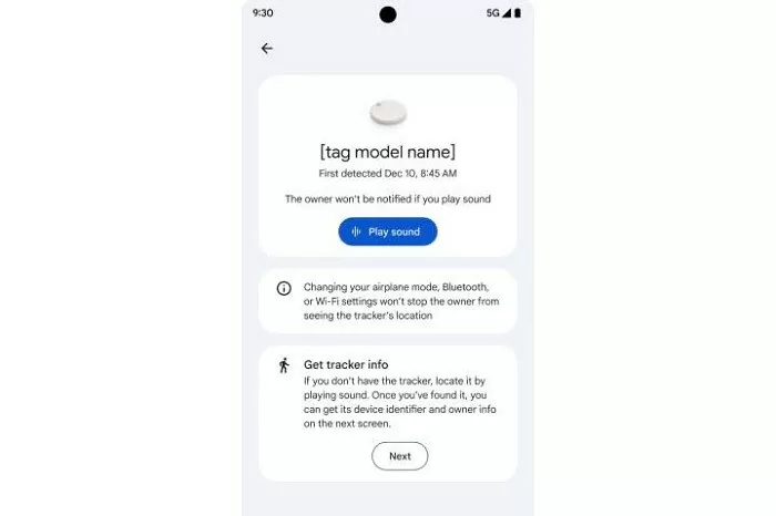 Tính năng mới của Google cho phép kích hoạt âm thanh trên thiết bị theo dõi. Tính năng mới của Google cho phép kích hoạt âm thanh trên thiết bị theo dõi.