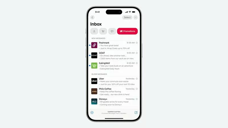 iOS 18.2 đã cải tiến ứng dụng Mail iOS 18.2 đã cải tiến ứng dụng Mail