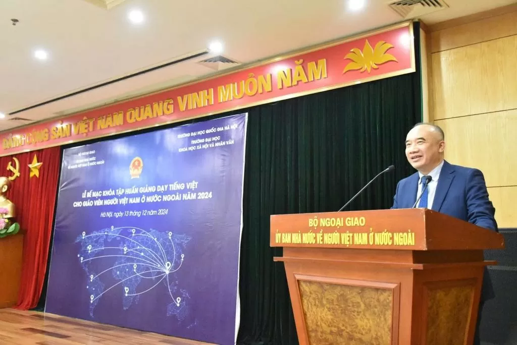 Bế mạc Khóa tập huấn giảng dạy tiếng Việt cho giáo viên Việt Nam ở nước ngoài năm 2024