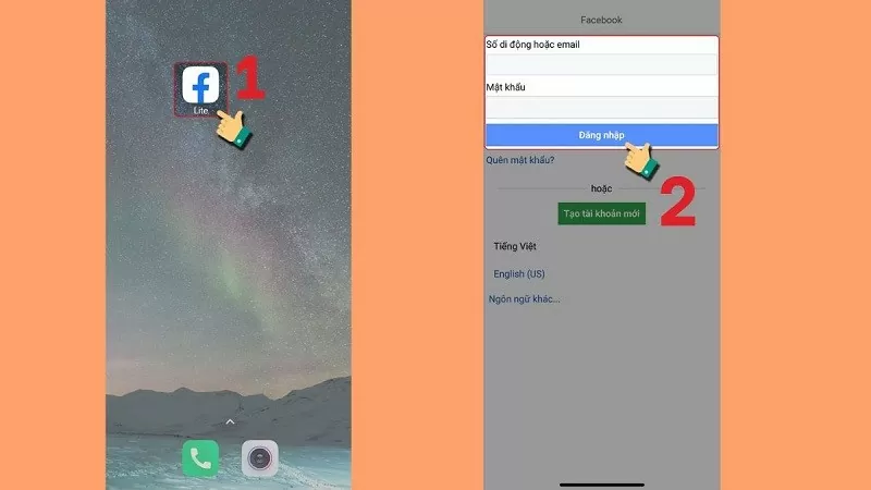 Hướng dẫn đăng nhập Facebook Lite trên iOS, Android đơn giản nhất Hướng dẫn đăng nhập Facebook Lite trên iOS, Android đơn giản nhất