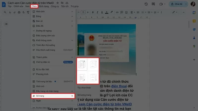 Đánh số trang trong Google Docs cực đơn giản không phải ai cũng biết Đánh số trang trong Google Docs cực đơn giản không phải ai cũng biết
