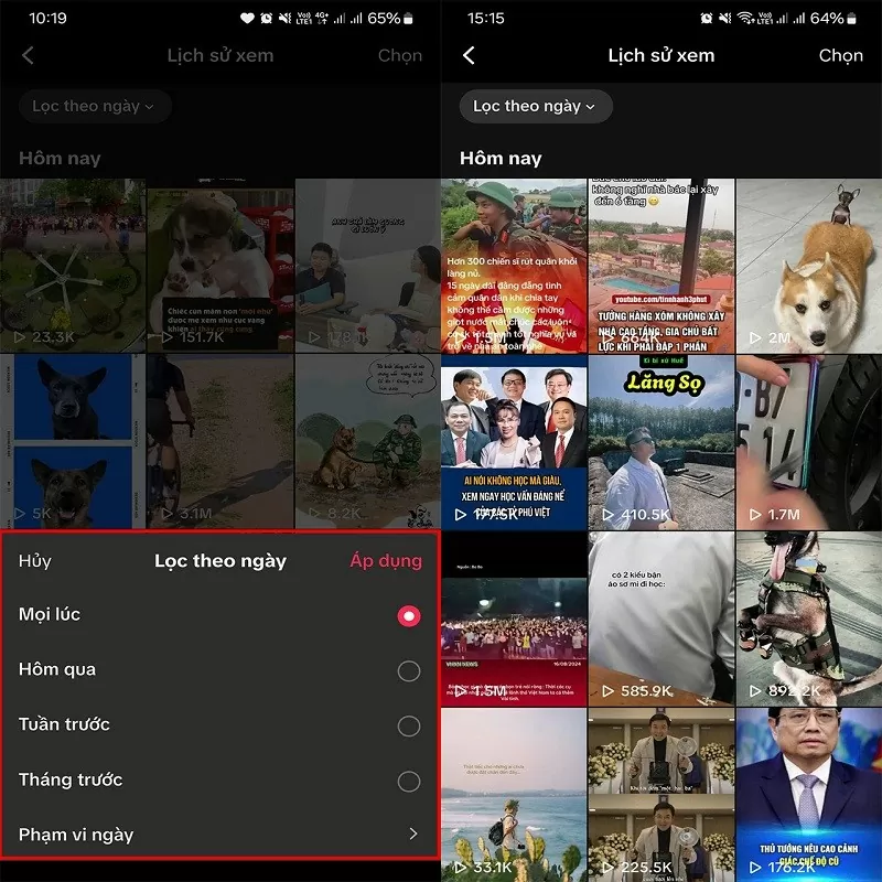 Xem lại video đã xem trên TikTok dễ dàng và nhanh chóng Xem lại video đã xem trên TikTok dễ dàng và nhanh chóng