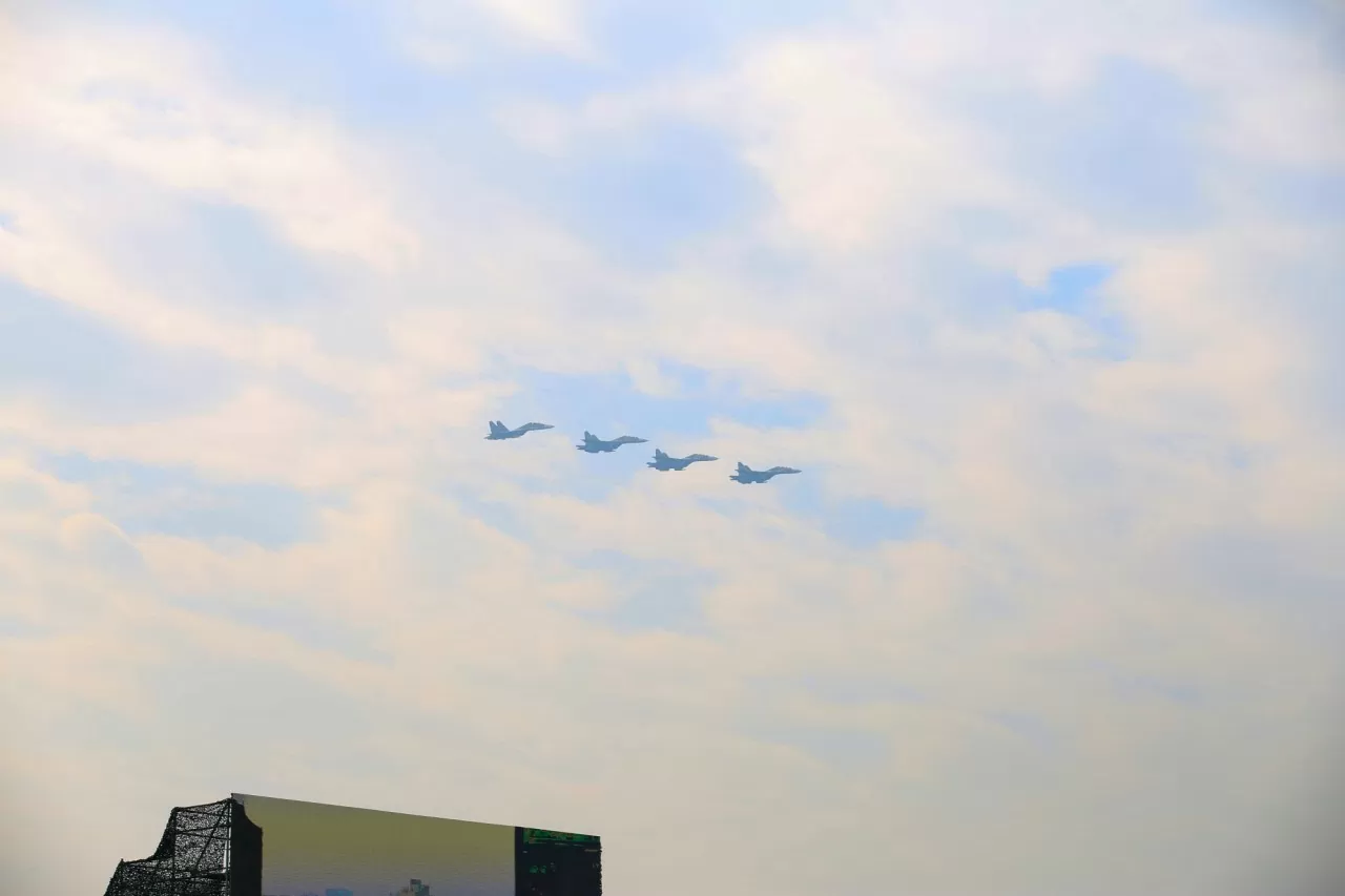 Phô diễn sức mạnh và đoàn kết quân đội tại lễ tổng duyệt Triển lãm Quốc phòng quốc tế Việt Nam 2024