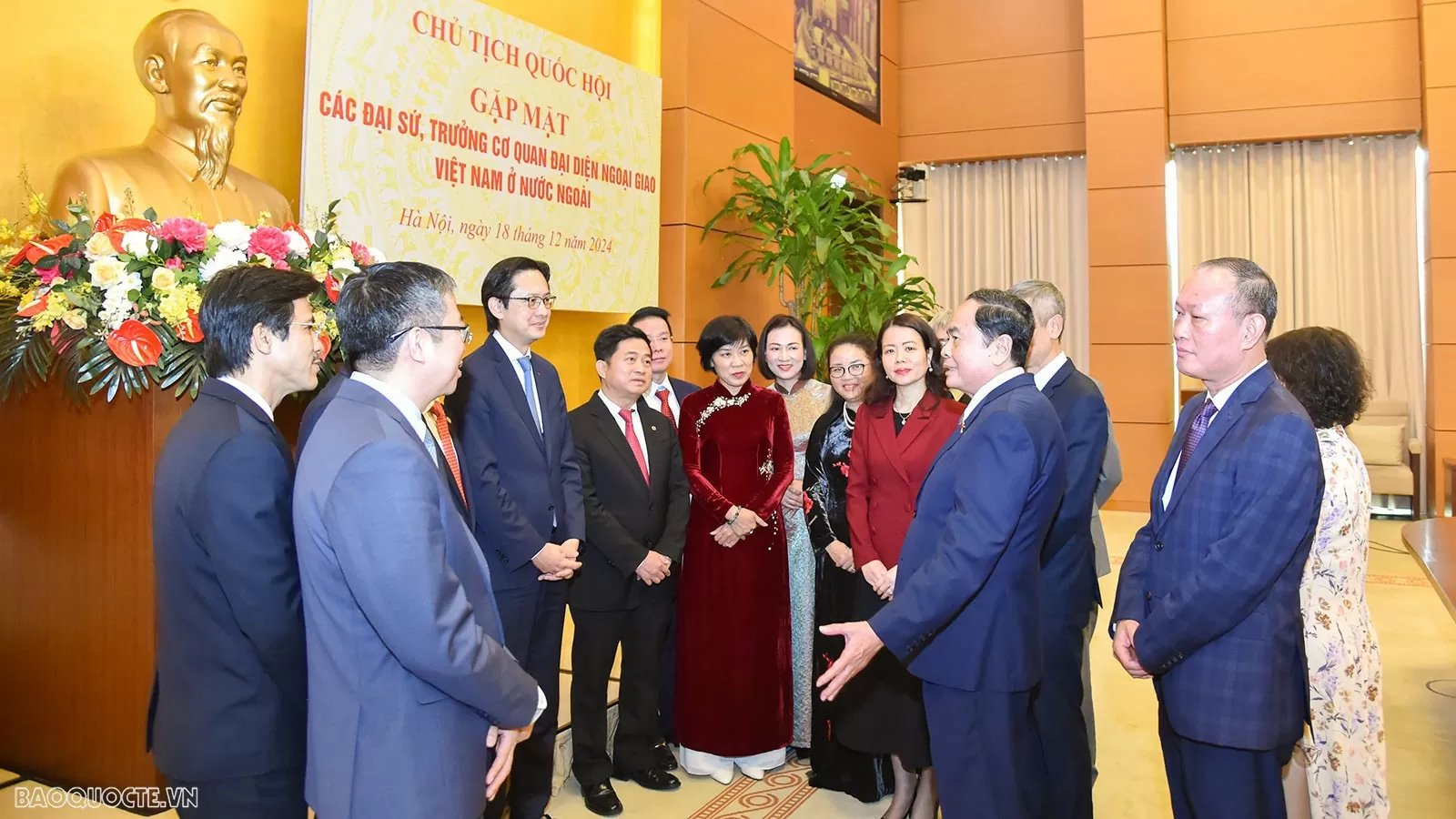 Chủ tịch Quốc hội tiếp các Trưởng cơ quan đại diện Việt Nam ở nước ngoài nhiệm kỳ 2024-2027 Chủ tịch Quốc hội tiếp các Trưởng cơ quan đại diện Việt Nam ở nước ngoài nhiệm kỳ 2024-2027
